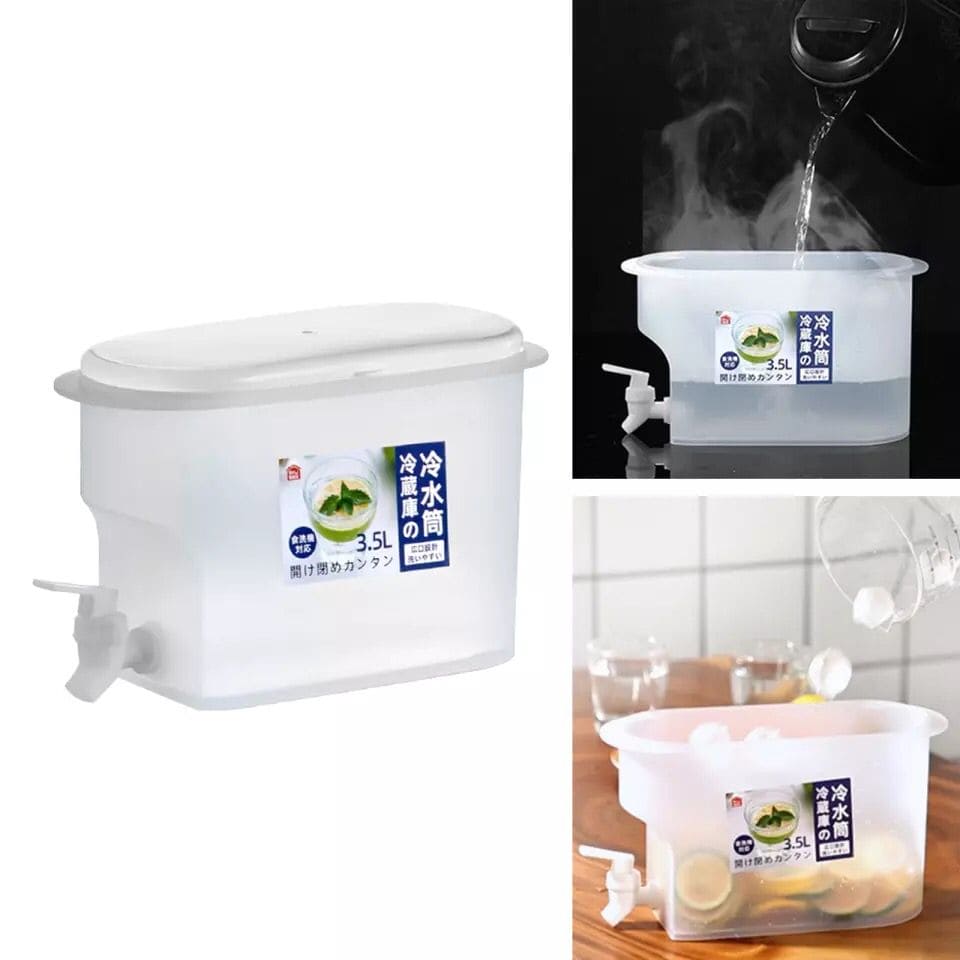 3 Liter Refrigerator Kettle with Faucet, Lemonade Drinkware Water Cooler, Ice Water Beverage Dispenser, Plastic Drink Dispenser For Refrigerator 3 Liter Refrigerator Kettle with Faucet, Lemonade Drinkware Water Cooler, Ice Water Beverage Dispenser, Plastic Drink Dispenser For Refrigerator